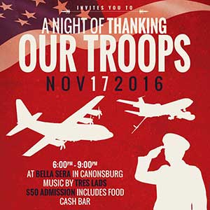 A Night Of Thanking Our Troops